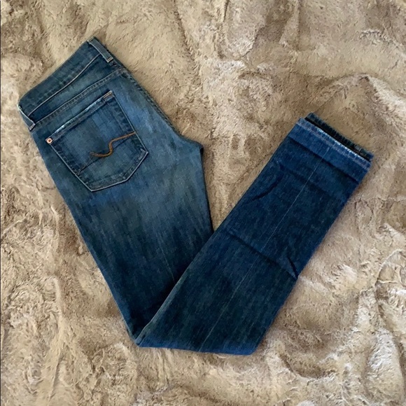 7 For All Mankind Denim - 7 For All Mankind Straight Jeans